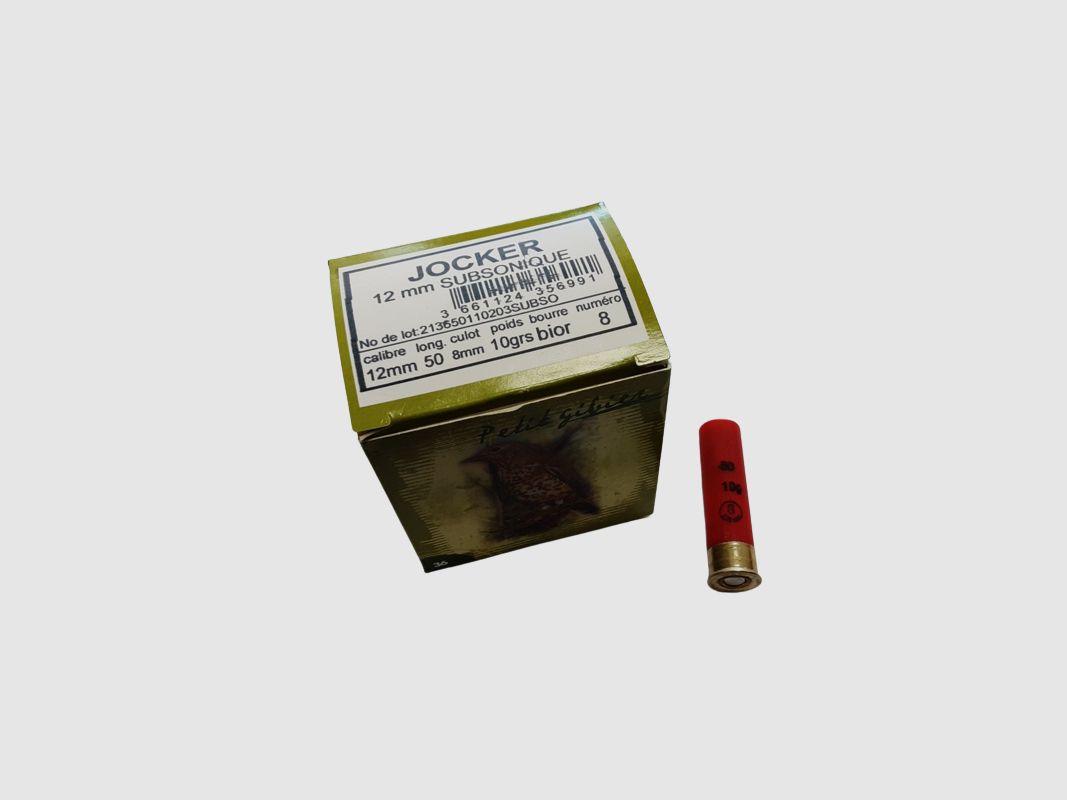 JOCKER SUBSONISCH 12MM - BG 10G