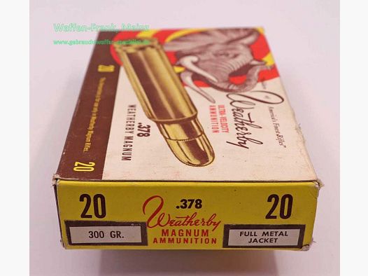 Weatherby - USA Büchsenpatronen .378WBY.Mag
