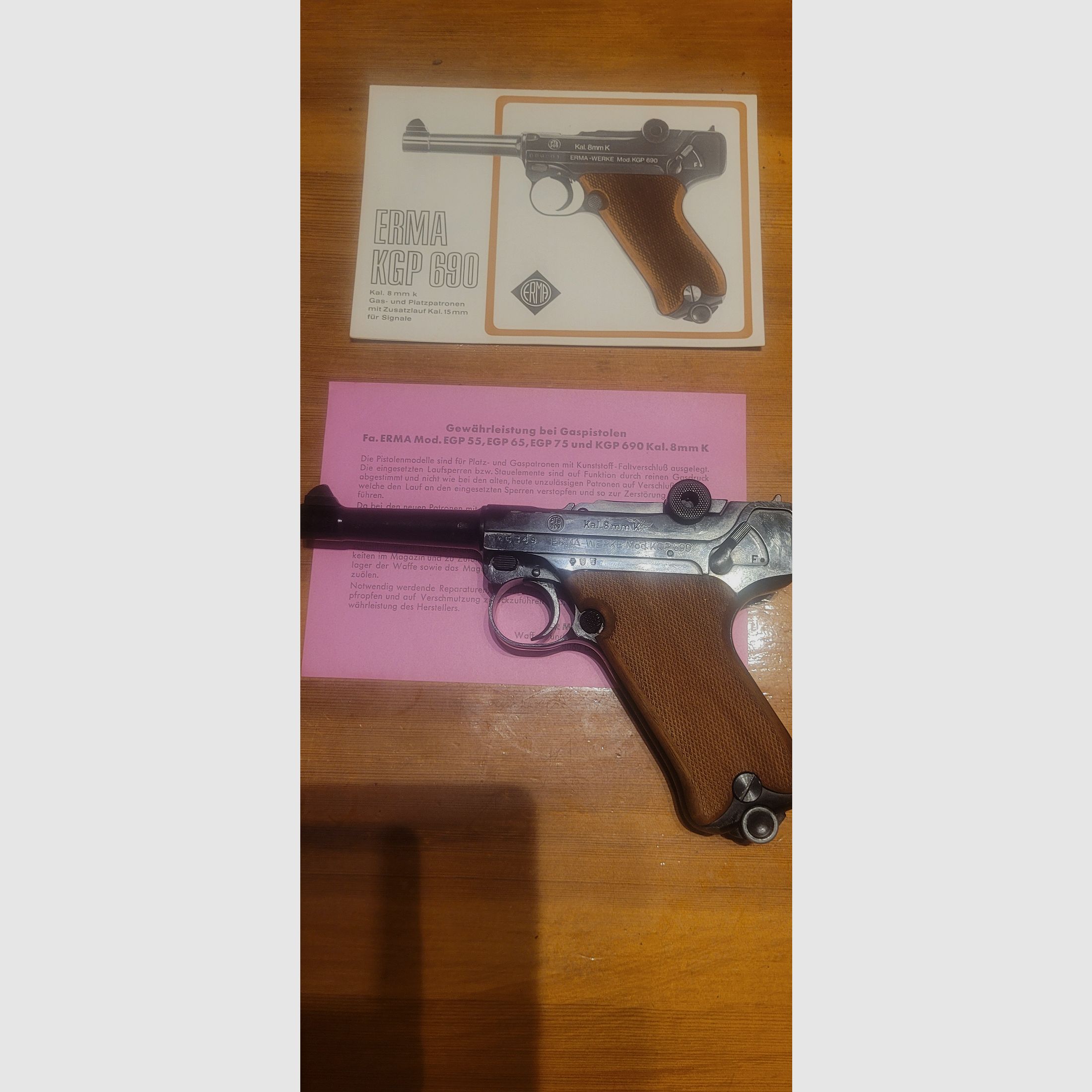 ERMA KGP 690, Schreckschuss, 8mm