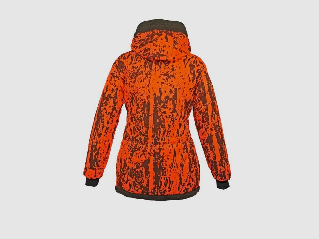 Hubertus Damen Wendejacke Janus Oliv/Orange