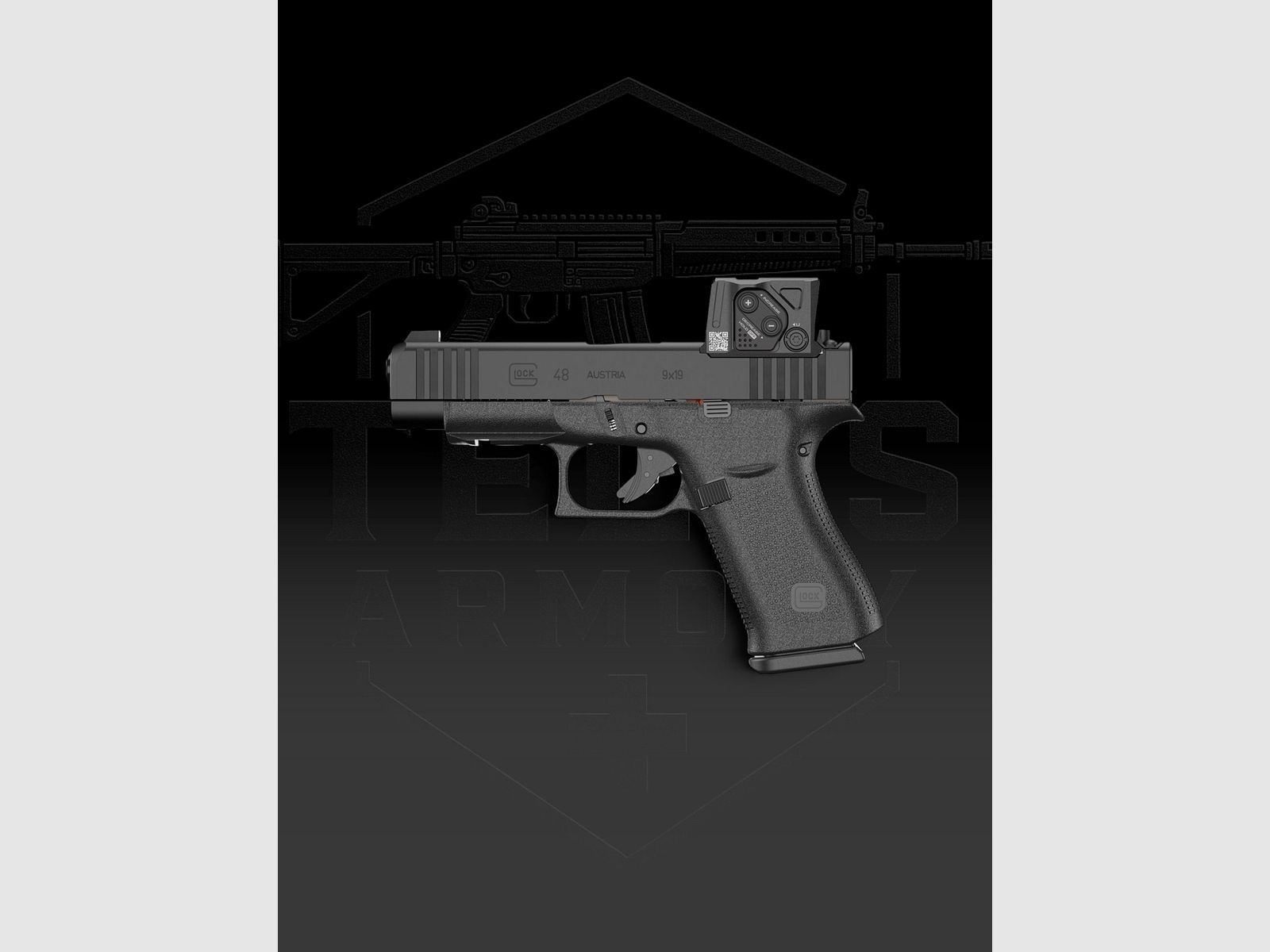 Pistola Glock 48 DC8 Combo con COA cal. 9x19, immagine 2 di 3
