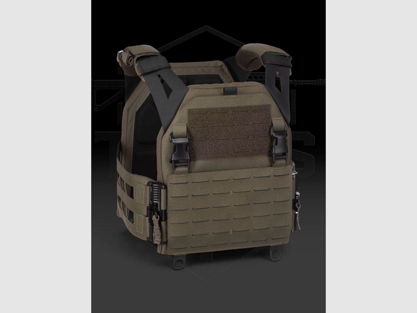 WARRIOR ASSAULT SYSTEMS, Laser Cut LPC Low Profile Carrier Ladder Sides V2, Ranger Green, image 1 sur 5