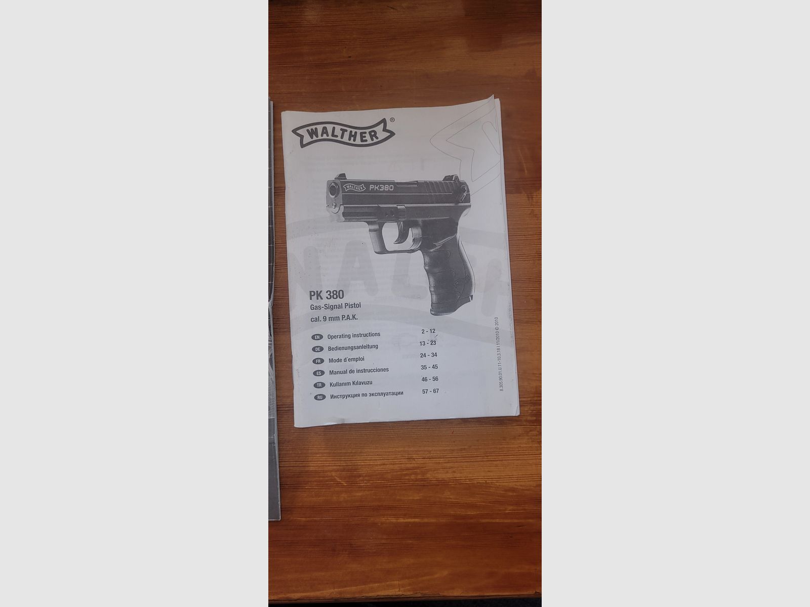 Schreckschusspistole Walther PK 380