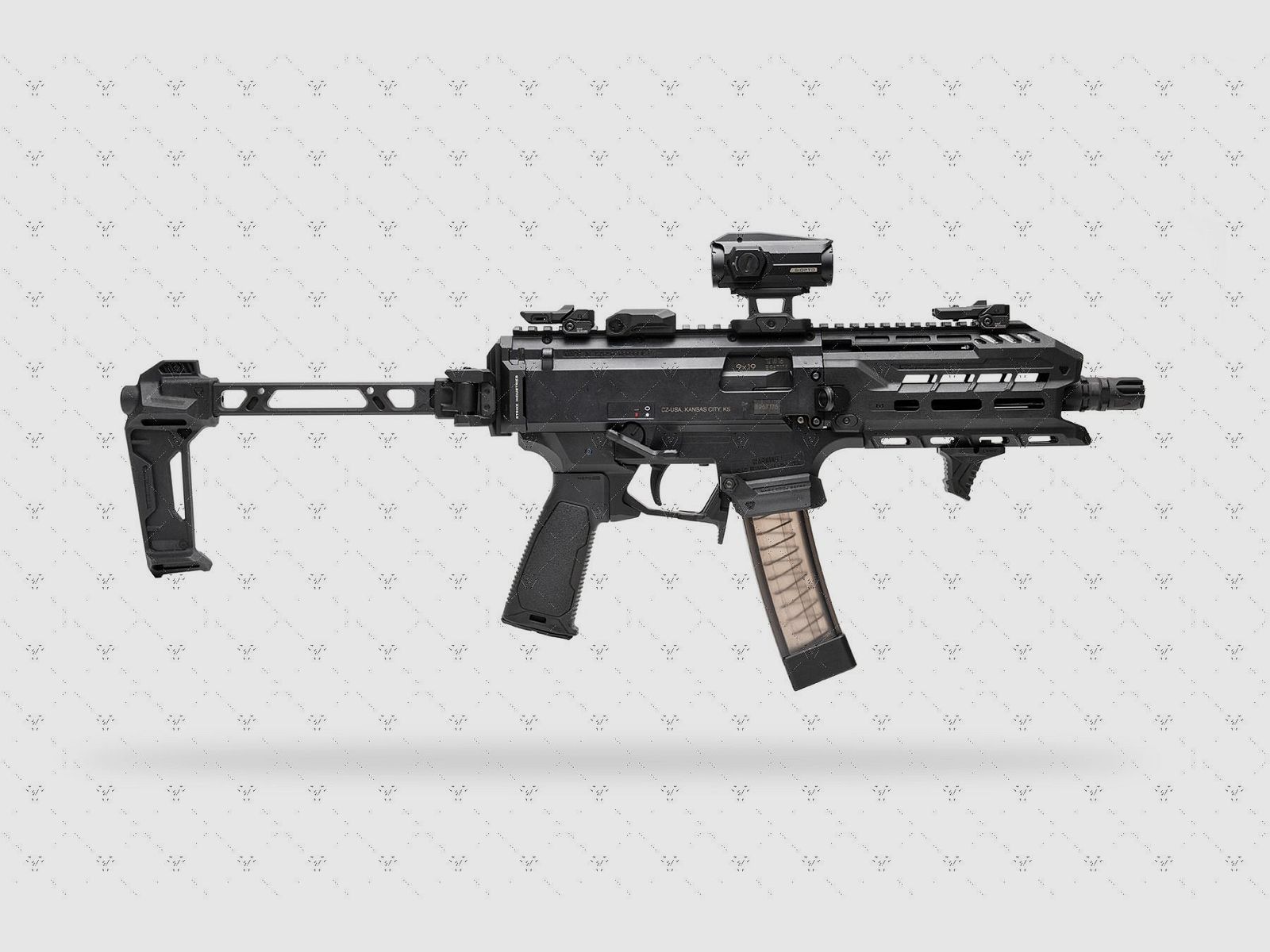 Strike Industries CZ EVO S1-3 Polymer Handguard, image 3 of 5