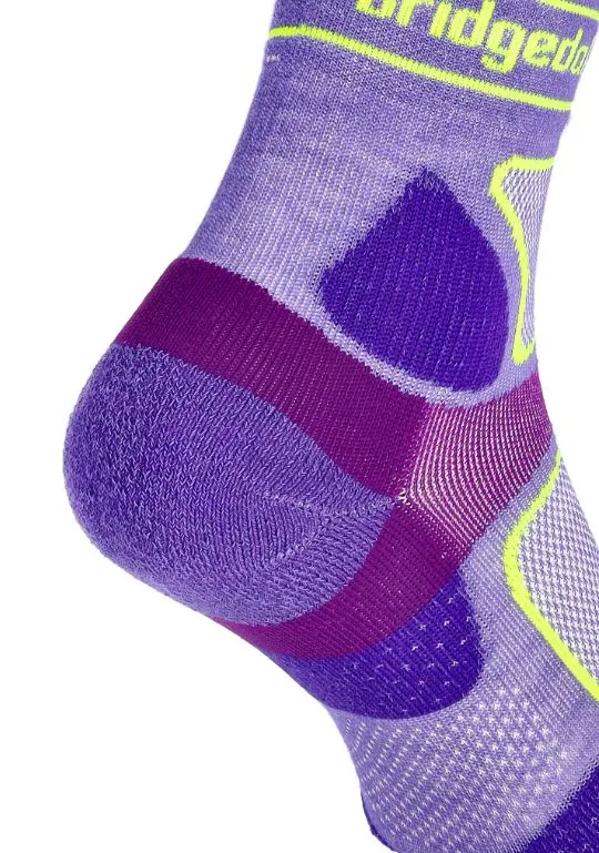 BRIDGEDALE Ultralight T2 Coolmax Sport 3/4 Women's Socks – Purple, image 3 of 3