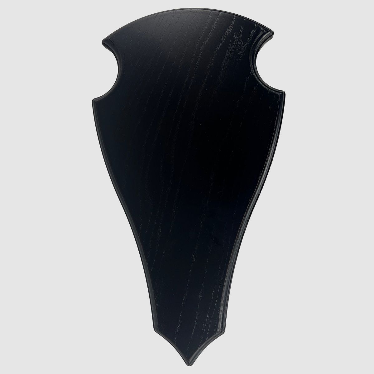 Scudo trofeo cervo maschio 38x20 scuro appuntito