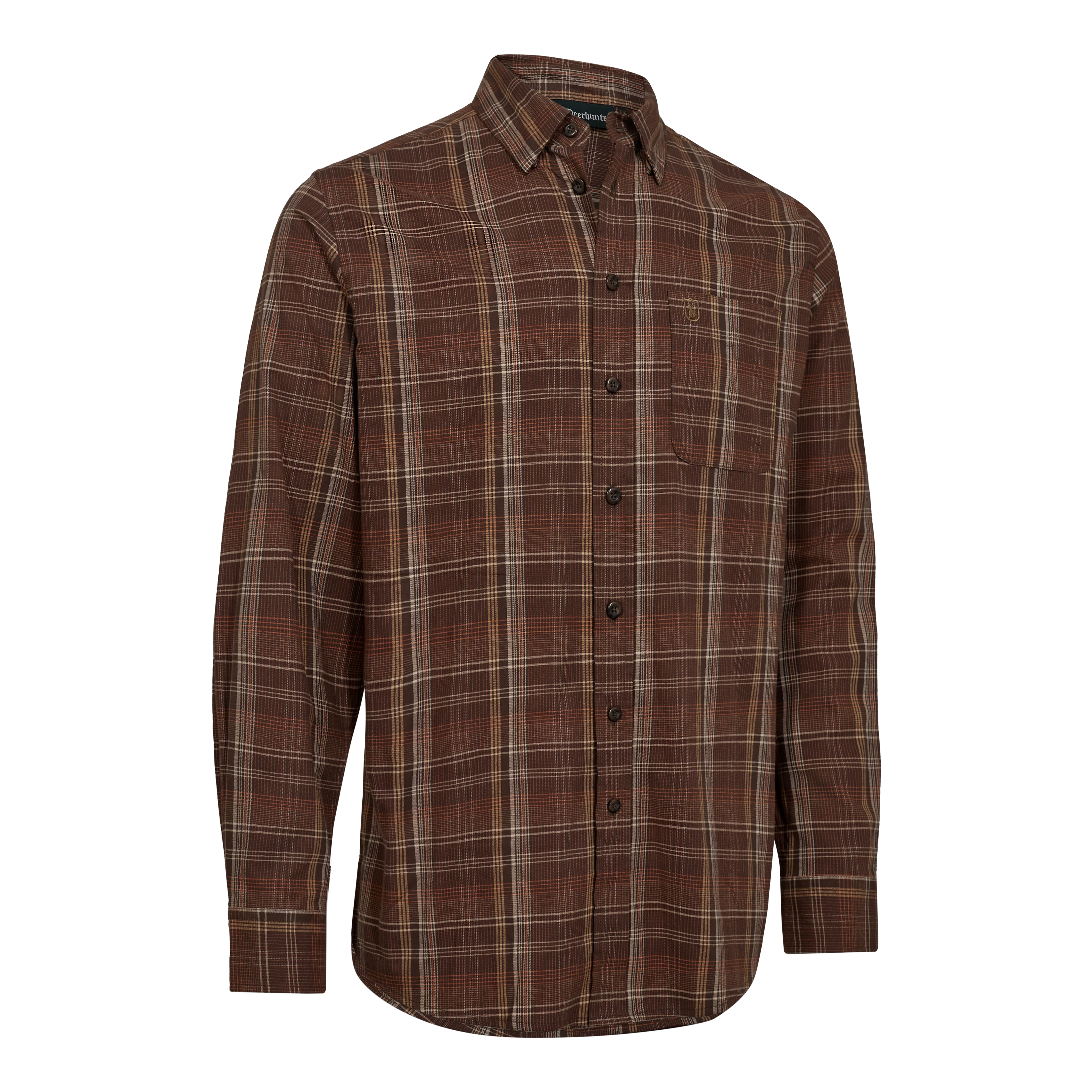 Ashton chemise - À carreaux marron, image 1 sur 2