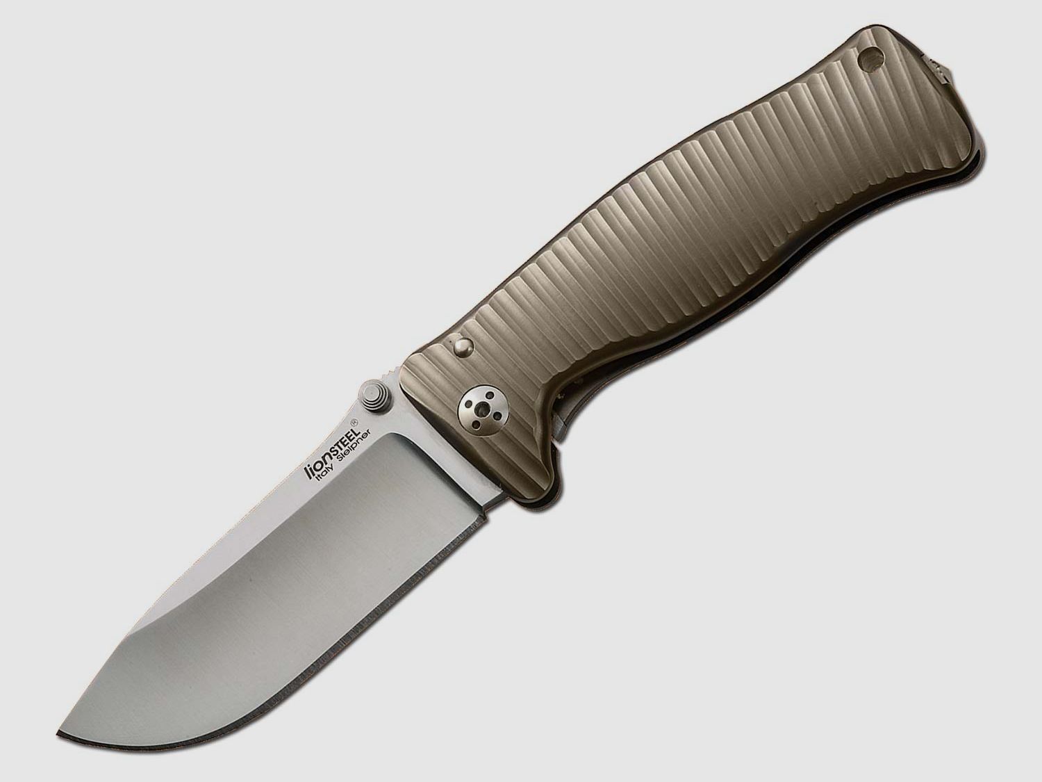 Couteau de poche SR-2 Titane bronze