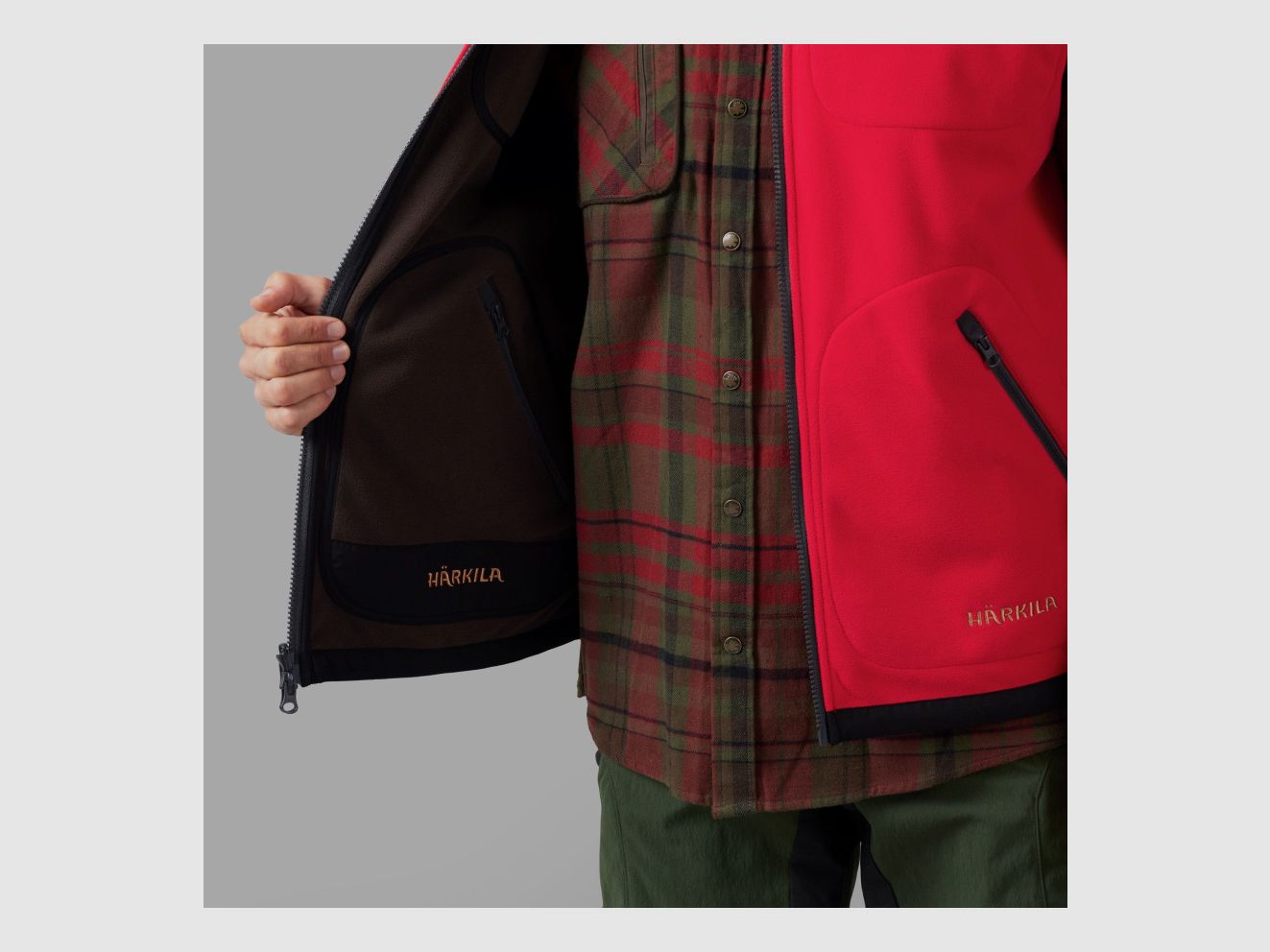 Gilet de chasse polaire Kamko Harkila, billede 2 af 8