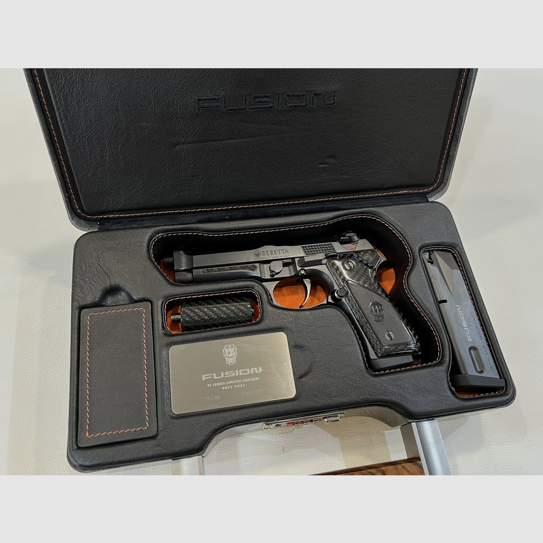 BERETTA 98 FS FUSION BLACK (Exclusive Edition 1 of 40) – 9X21 IMI, image 9 of 11