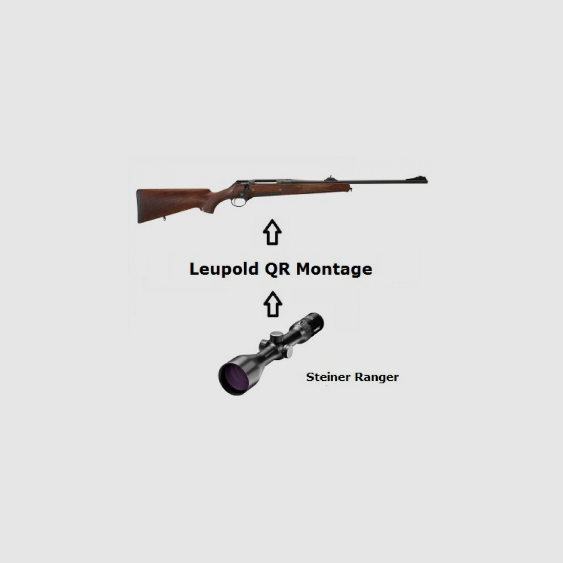 HAENEL Jaeger 10 + ZF Steiner - Complete package