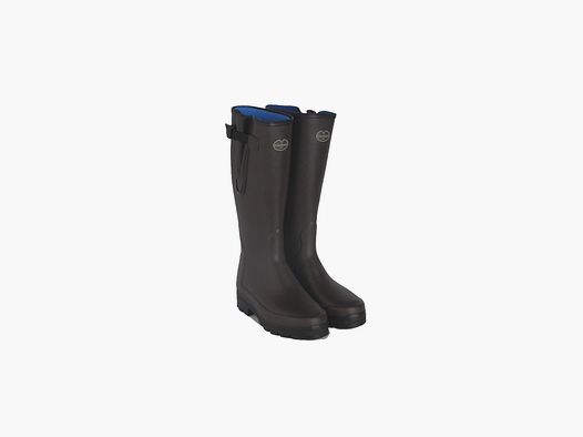 LE CHAMEAU Vierzonord Herrenstiefel mit Neoprenfutter Marron Fonce