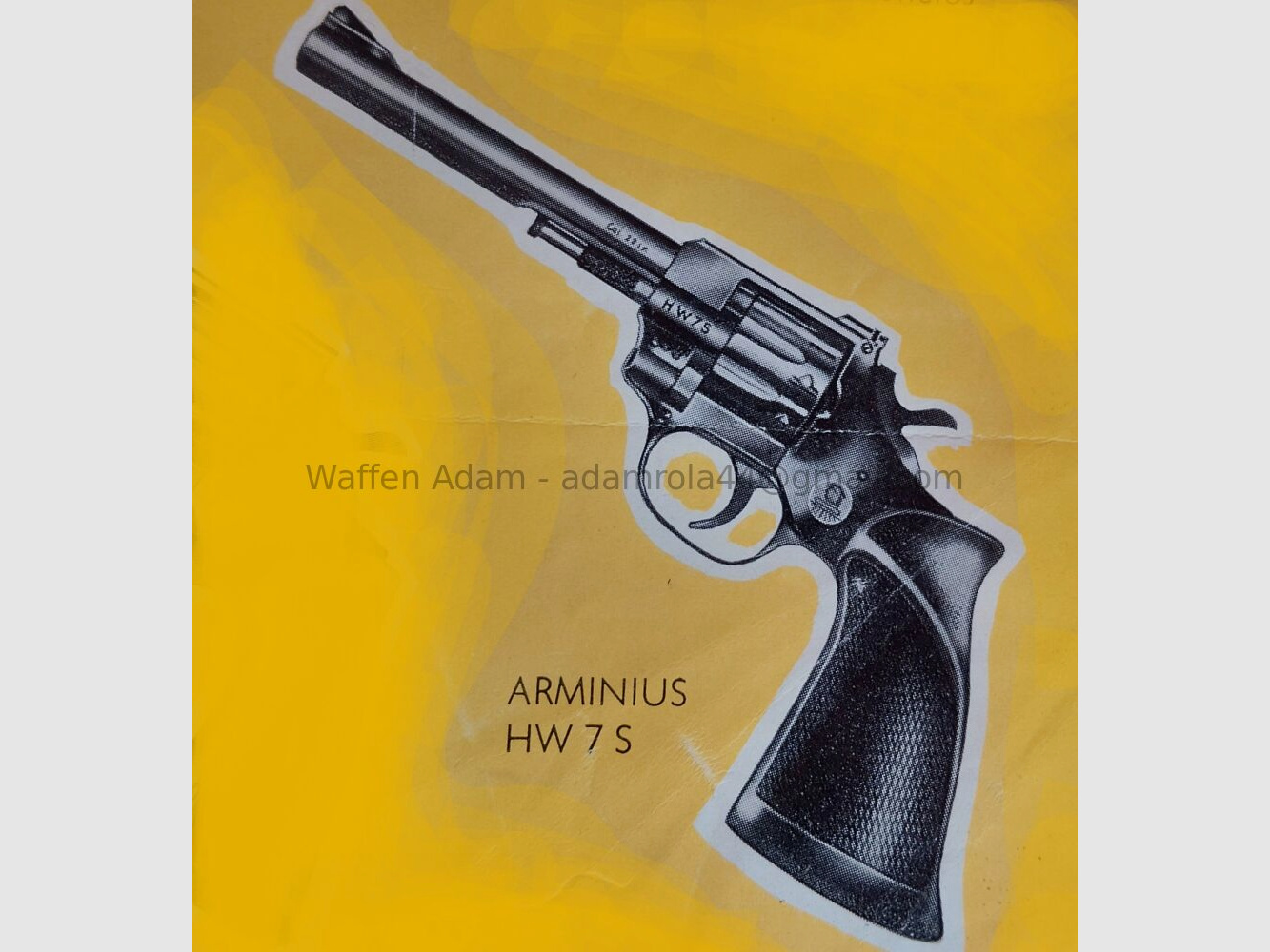 Weihrauch Präzisions- Revolver	 Arminius HW7 S Sport