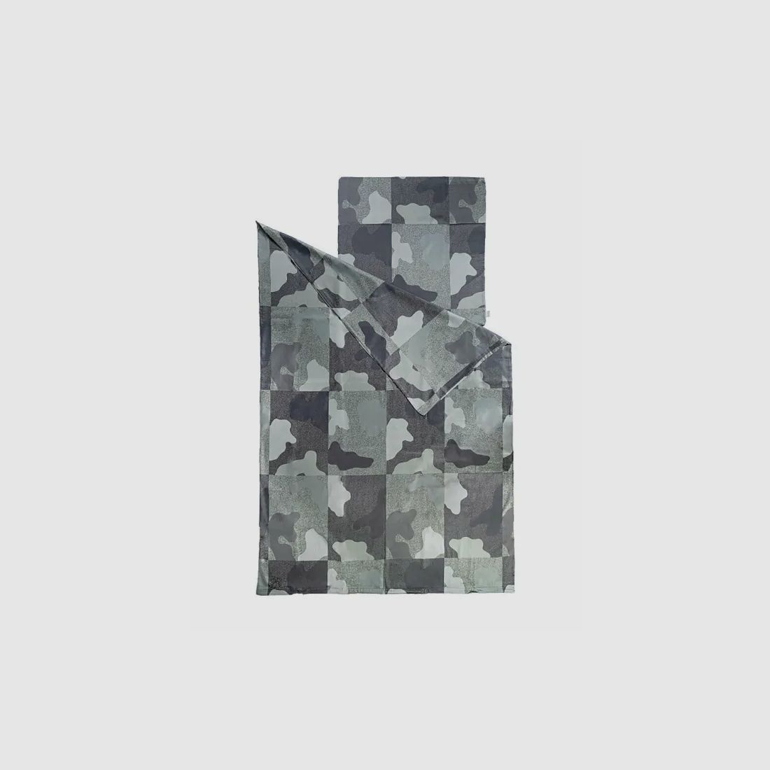 Set di biancheria da letto "Bugatti", camouflage, 2 pezzi (coperta 220x155cm / cuscino 80x80cm), 100% cotone (tessuto)