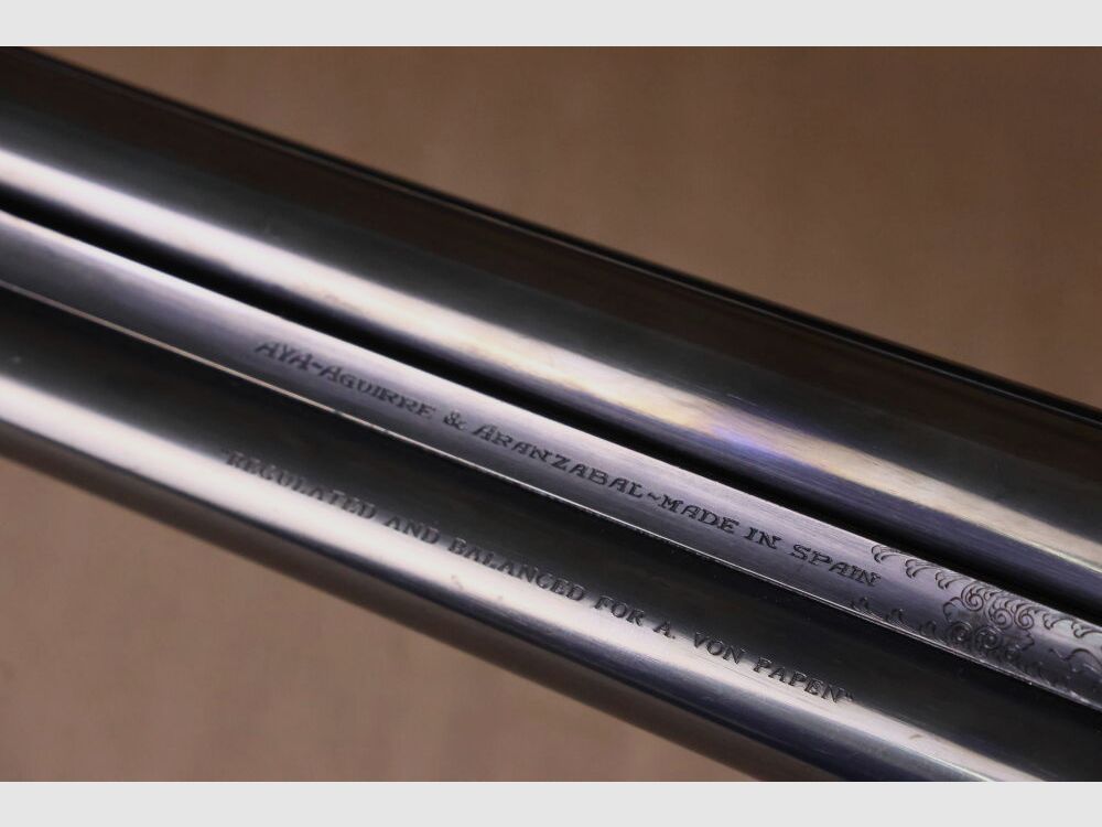 AYA - Aguirre y Aranzabal "Pärchen" Seitenschloss Flinten / gefertigt nach Vorgaben von Augustinus von Papen!!