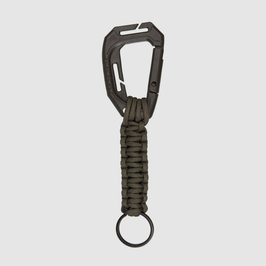 Schlüsselanhänger mit Karabiner Oliv