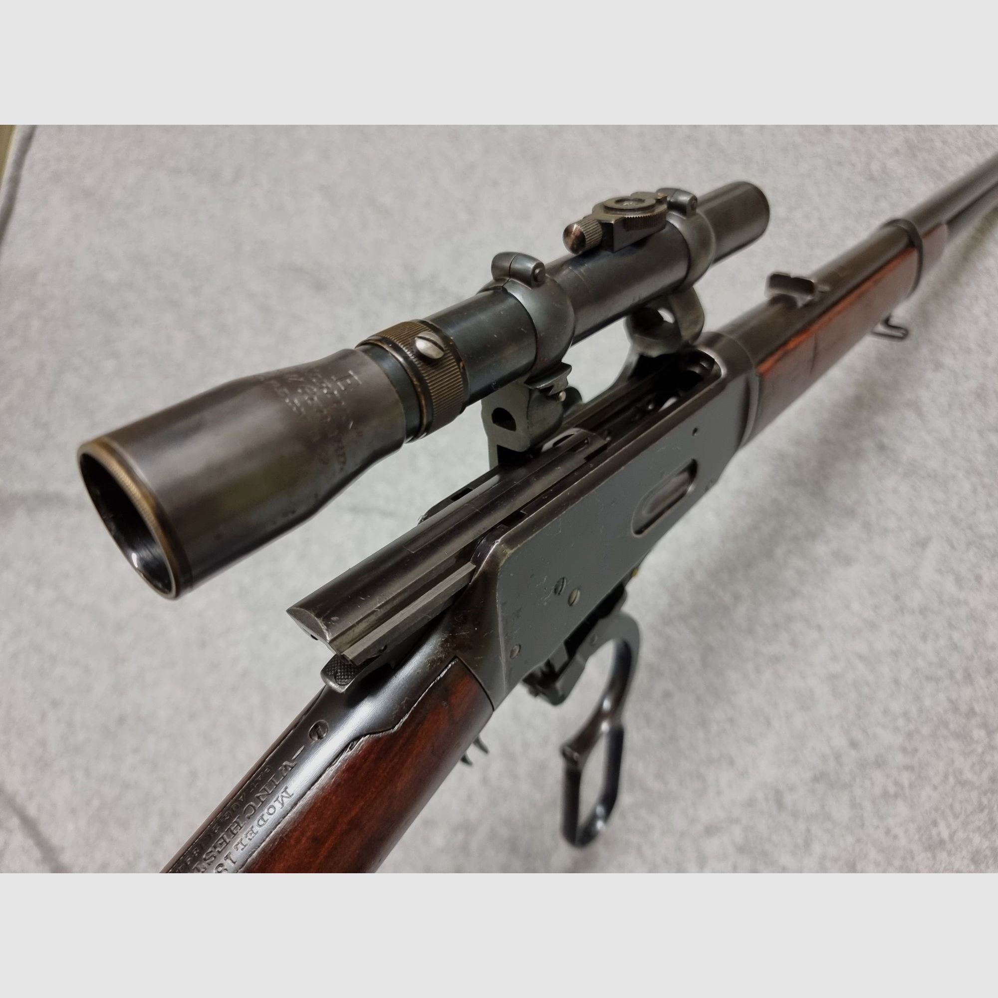 Original WINCHESTER 1894 - Year of manufacture 1898! Scope sniper rifle hunting - set trigger