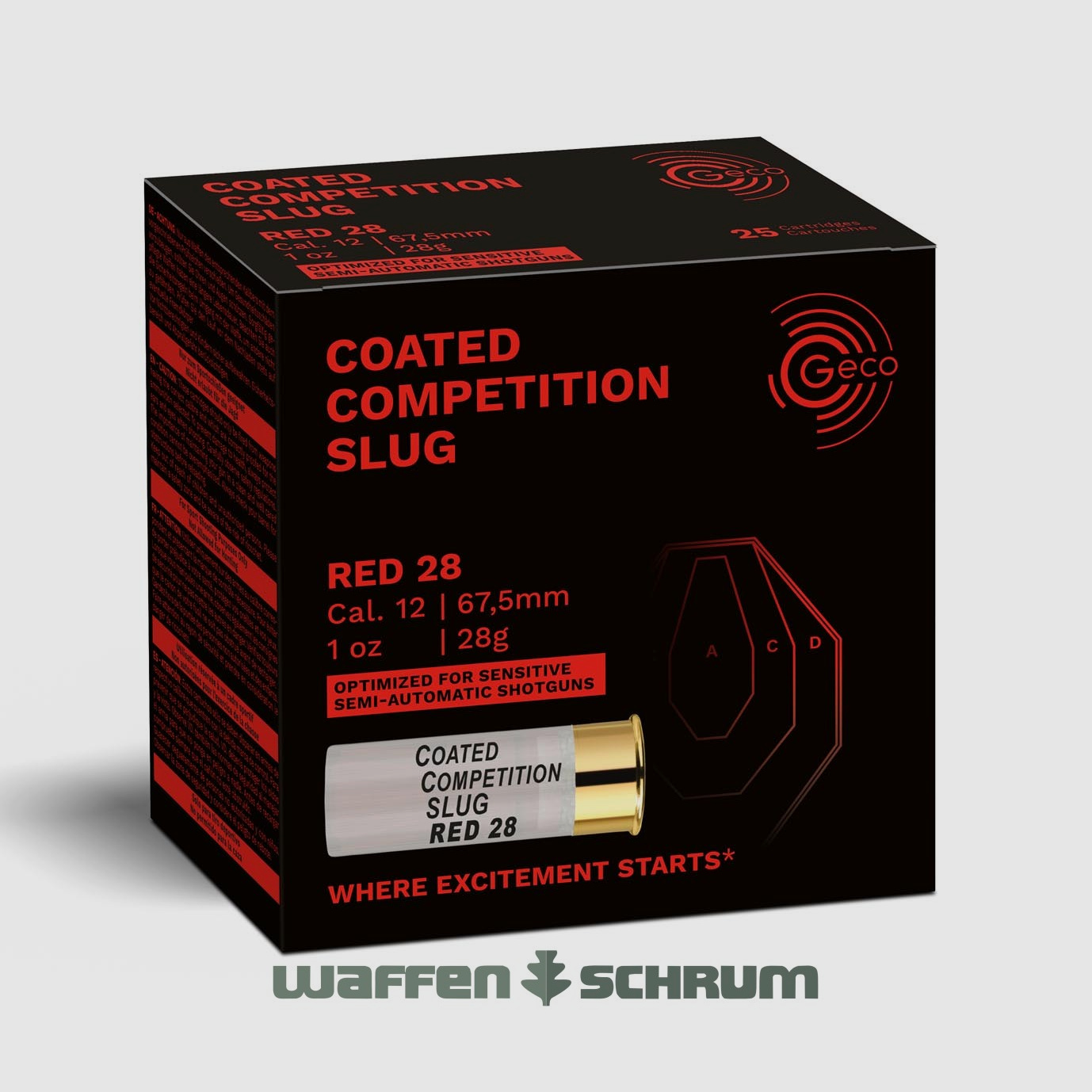 Geco 12/67,5 Competition Slug 28g