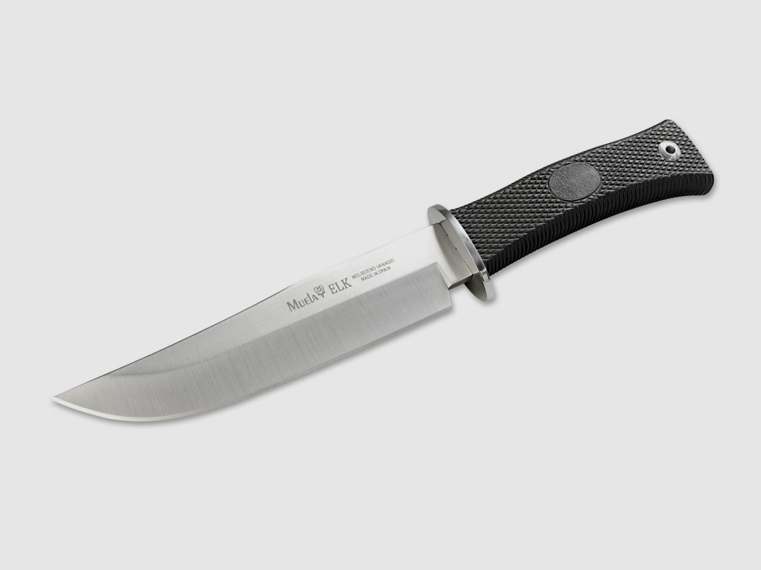 Elk Bowie Jagdmesser rutschfester Griff Lederscheide