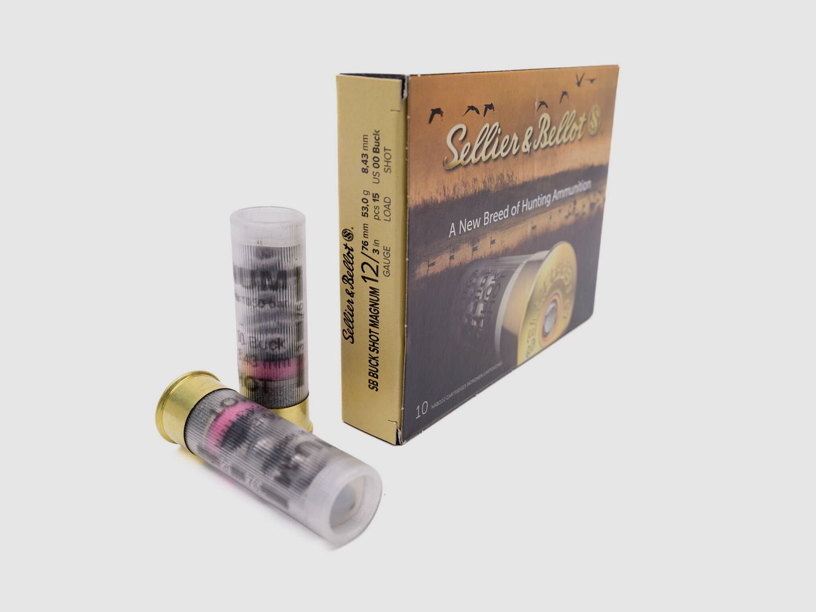SELLIER & BELLOT 12/76 Buck Shot Magnum 8,4mm 53g