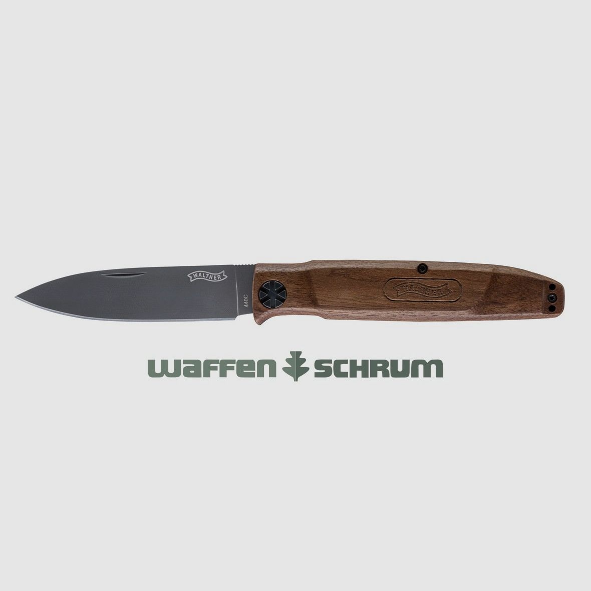 Walther Klappmesser Blue Wood Knife