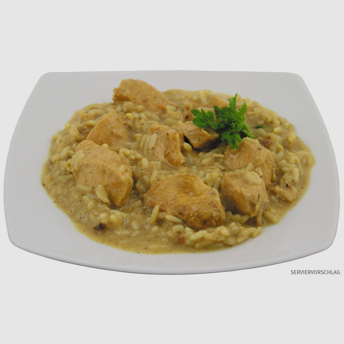 MFH Hähnchen Curry mit Reis, 400 g