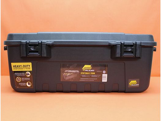 Plano Plano Large Sportsmen Black Trunk w/Wheels: Untensilien-Box Polymer schwarz ca. 96/46/36cm