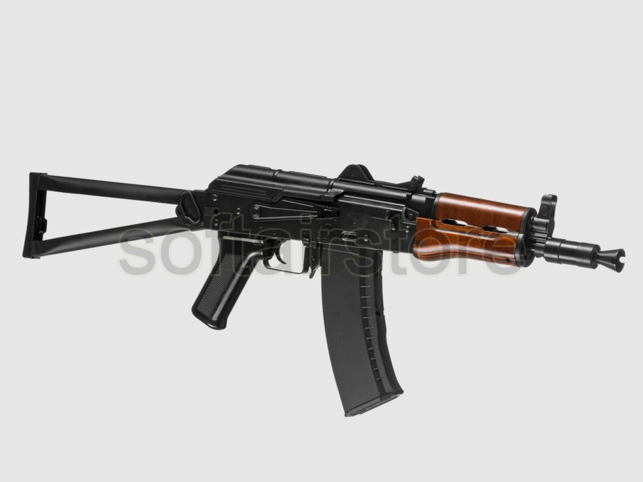 GKS74U Advanced Airsoft - max 0,5 Joule in Schwarz/Echtholz