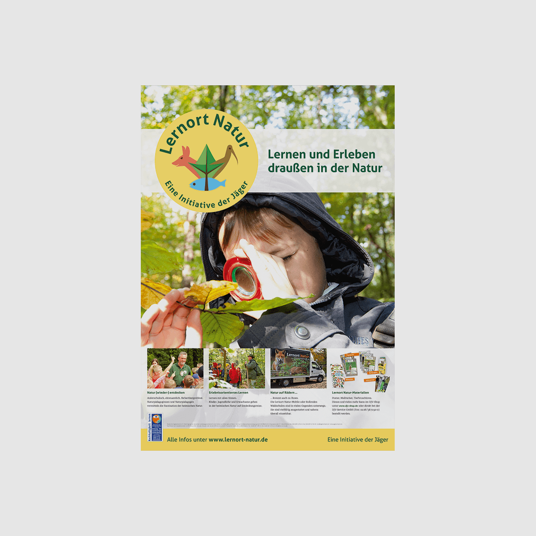 Miejsce nauki Natura Plakat informacyjny