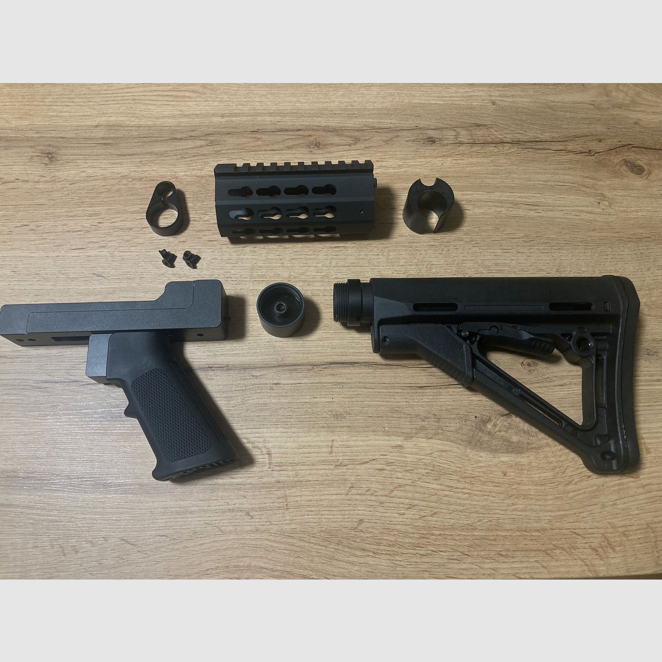 Taktischer Bodykit AR15 Stil für Diana Chaser Airbug Bandit Trailscout Stormrider CP1 CP2 PP800 PR900 Aluminium KEIN 3D Druck