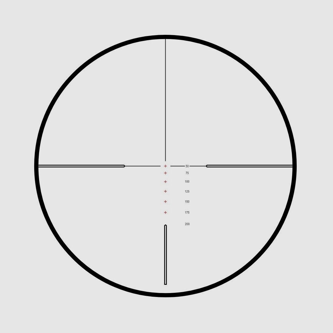 HAWKE Vantage IR 4-12x50 Rimfire .22 (Subsonic) reticle, central tube 25.4mm / 1", 14251