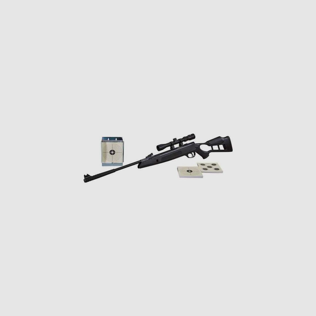Luftgewehr Set Mercury Chili Kunststofflochschaft F Kaliber 4,5mm mit Zielfernrohr
