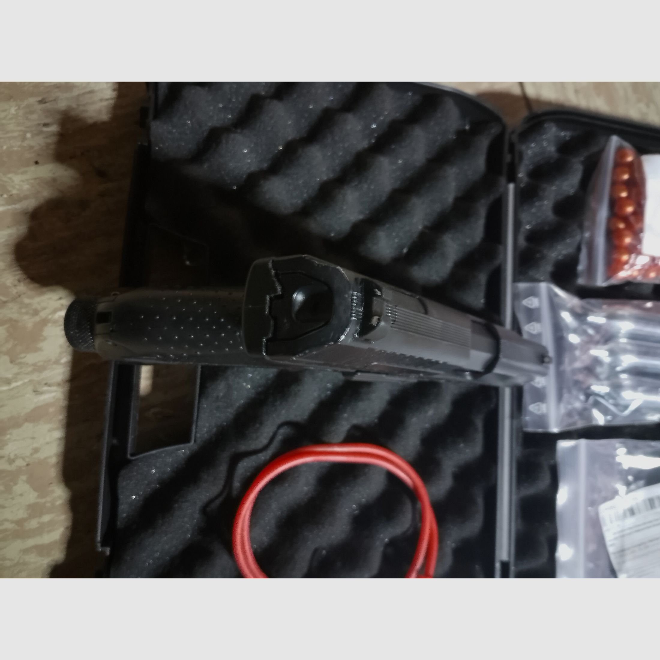 Walther p99 cal .43 RAM Markierer CO2 Kapseln Reinigungstool Koffer Paintballs Rubberballs Set 