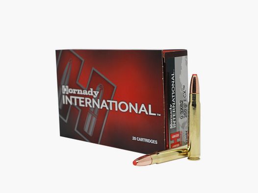 Hornady International 9,3x62 250GR ECX 20 Patronen