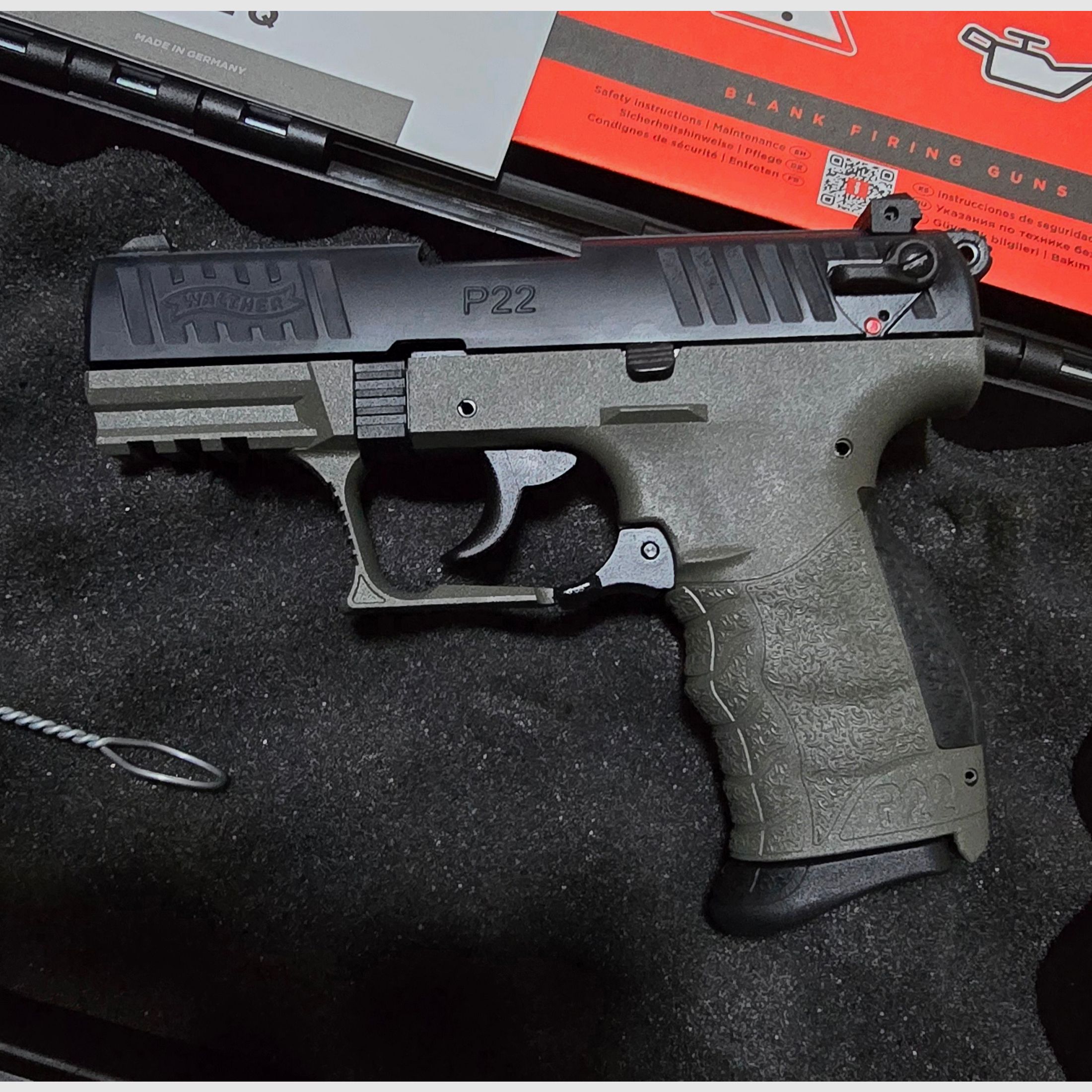 Walther P22 Q Meteor Grey Cerakote strzelba alarmowa 9mm PAK