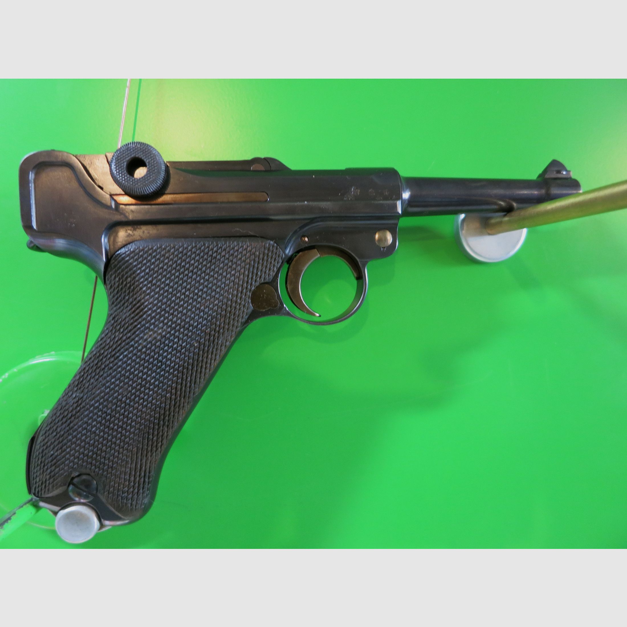 Mauser Oberndorf S/42 1936, Pistole 08 P08, 9 mm Luger, nummerngleich + perfekt!     #11, Bild 1 von 13