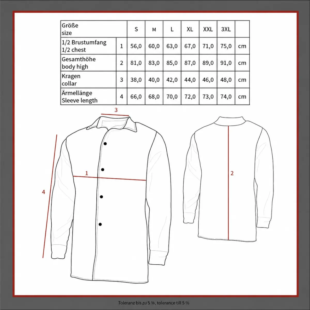 Houthakkershemd, zware kwaliteit, Blauw / Zwart geruit, Maat 3XL, afbeelding 3 van 3