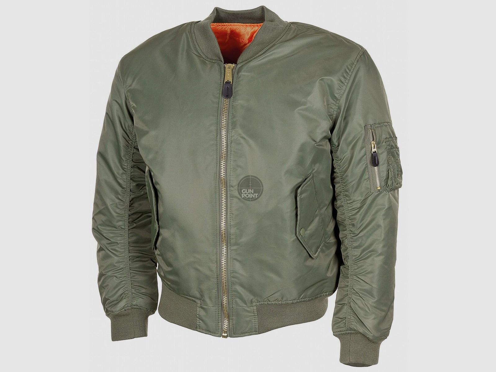 US Pilotenjacke MA1,oliv - Gre: L
