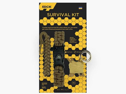 EDCX EDCX Survivalkit coyote braun