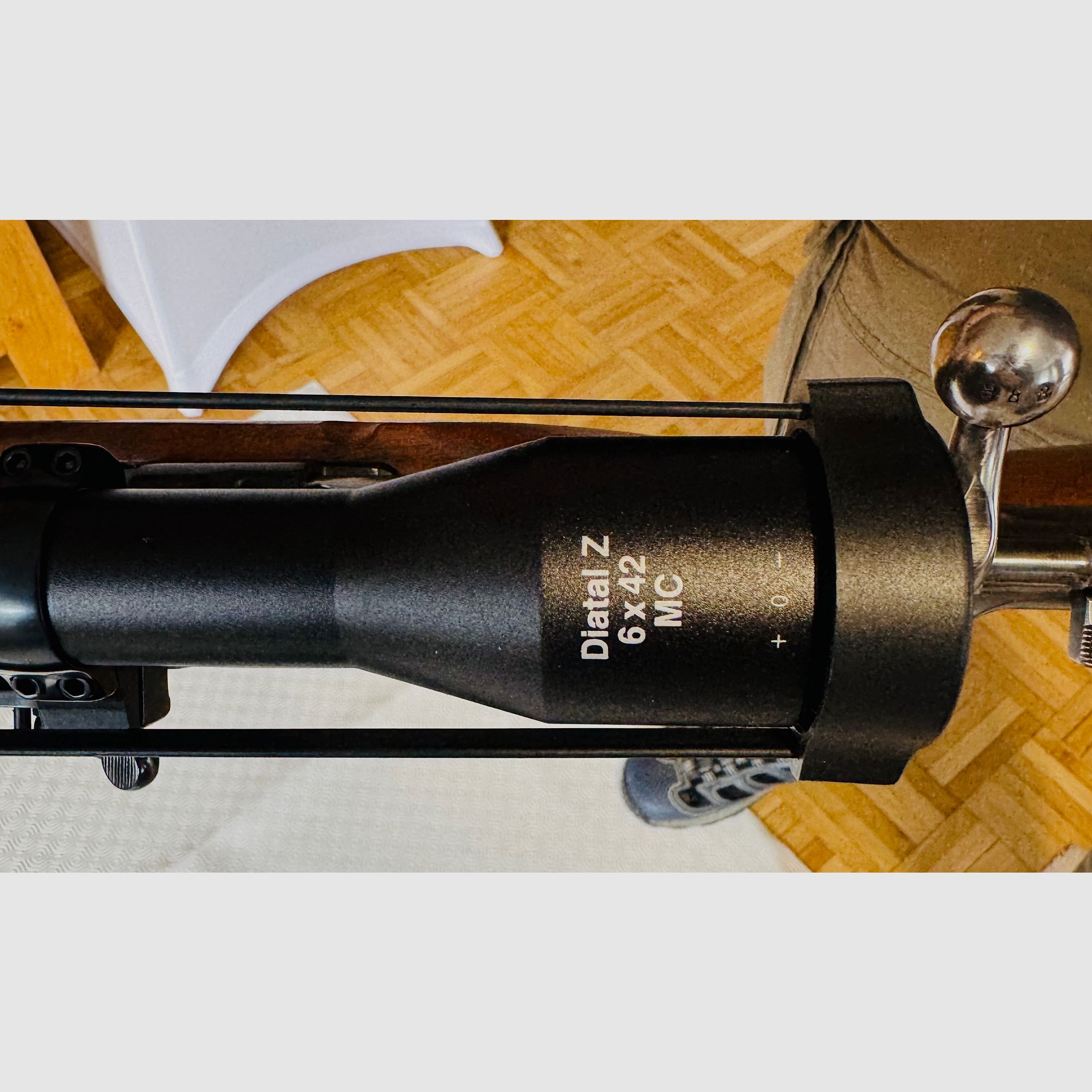 Szwecja Mauser M/63 – kaliber 6,5 × 55 – karabin sportowy z lunetą Zeiss Diatal Z 6×42 MC, krzyż 4