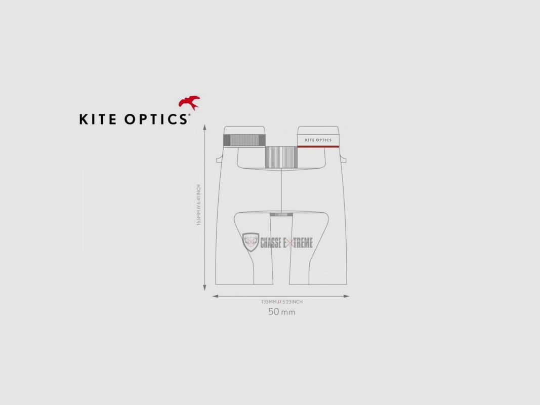 Jumelles KITE Lynx Hd+ 10x50, image 2 sur 2