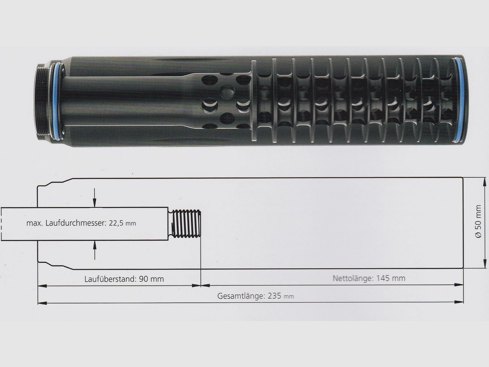 SOB 1 7,62mm(.30) - M15x1, OV