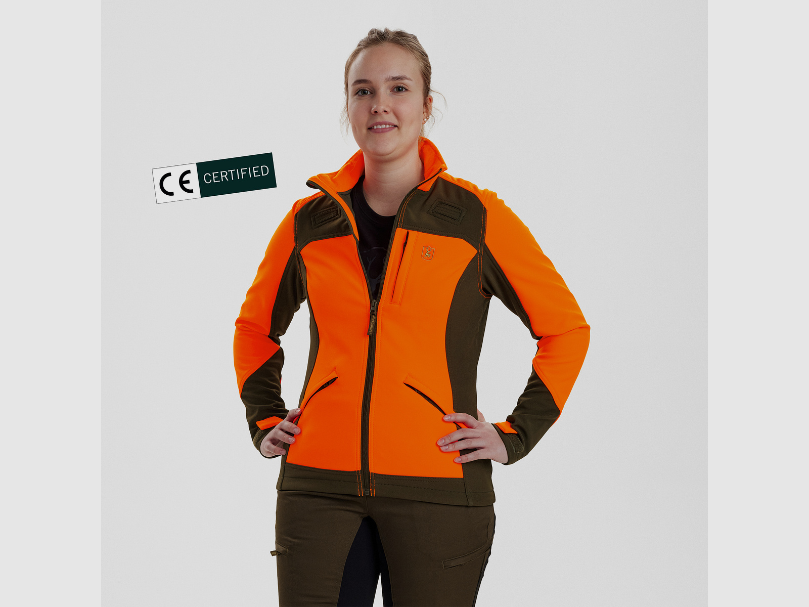 Lady Roja Softshell Jacke - Orange – Kleidergröße Damen: 42