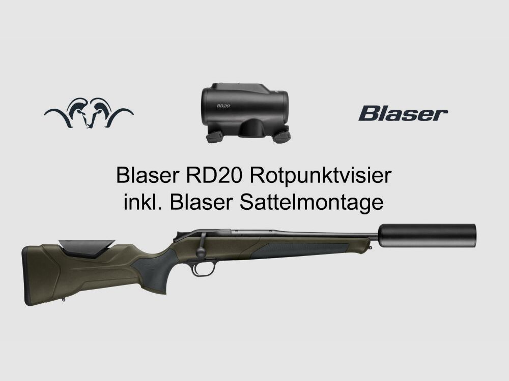 Blaser Group GmbH Blaser R8 Professional 2.0 Darkolive .308 Win LL47 + RD20 Point Rouge + B50Ti Silencieux, image 1 sur 8