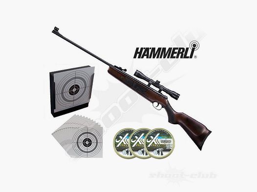 Fusil à air Hämmerli Hunter Force 600 cal. 4,5mm diabolo en set