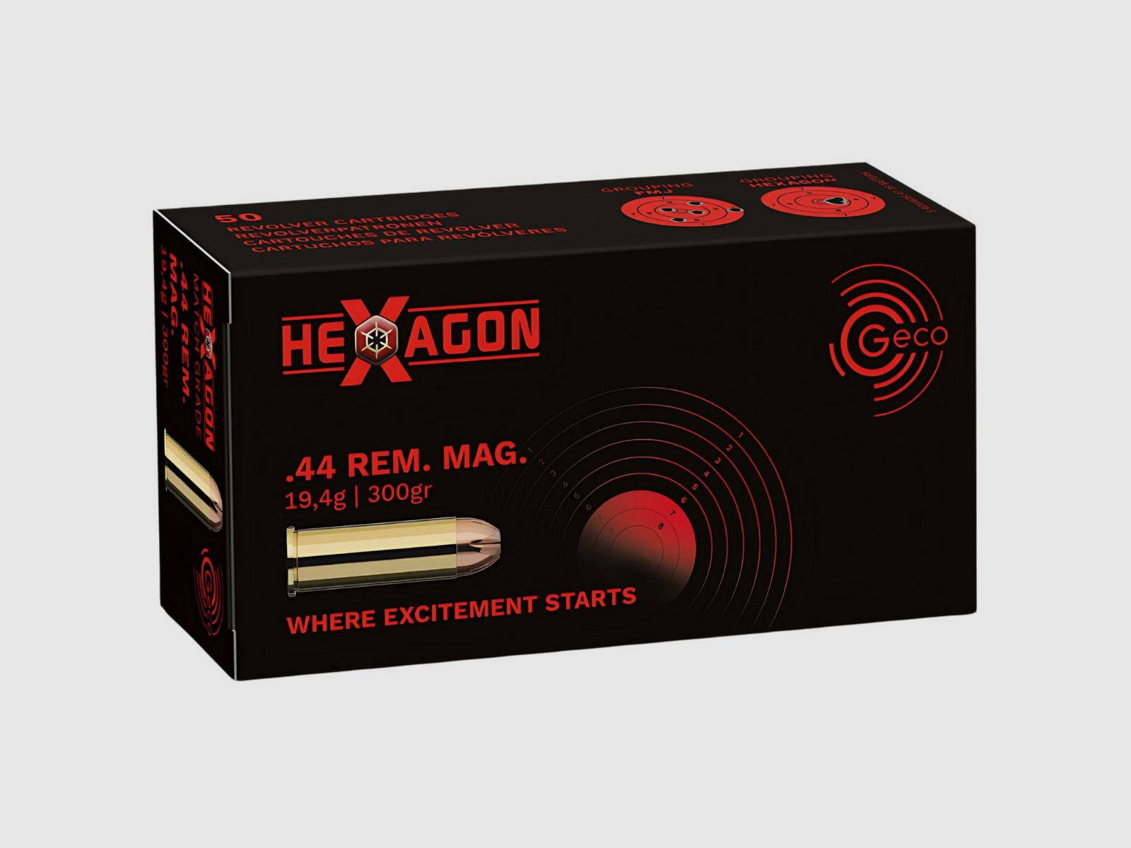 .44 Magnum Geco JHP Hexagon 300gr/19,4g (2408124), zdjęcie 1 z 2