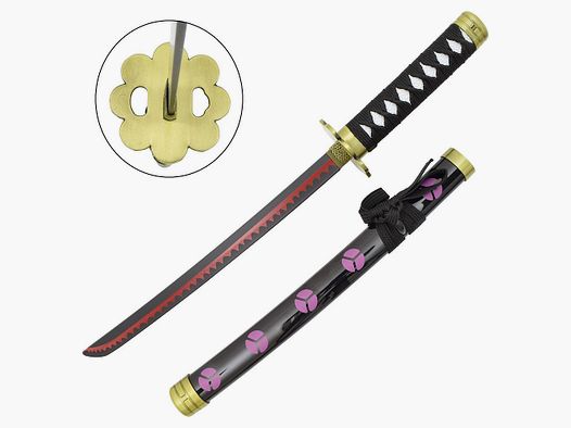 Mini Katana Zoro Shusui z osłoną