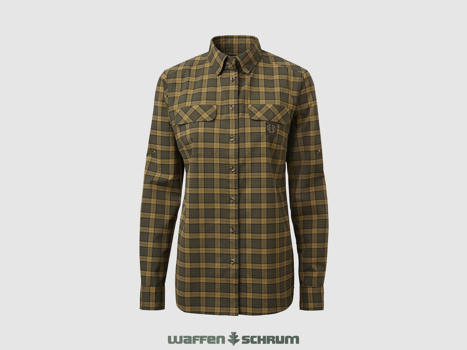 Koszula Chevalier Bluse Creek Coolmax w kratę moss