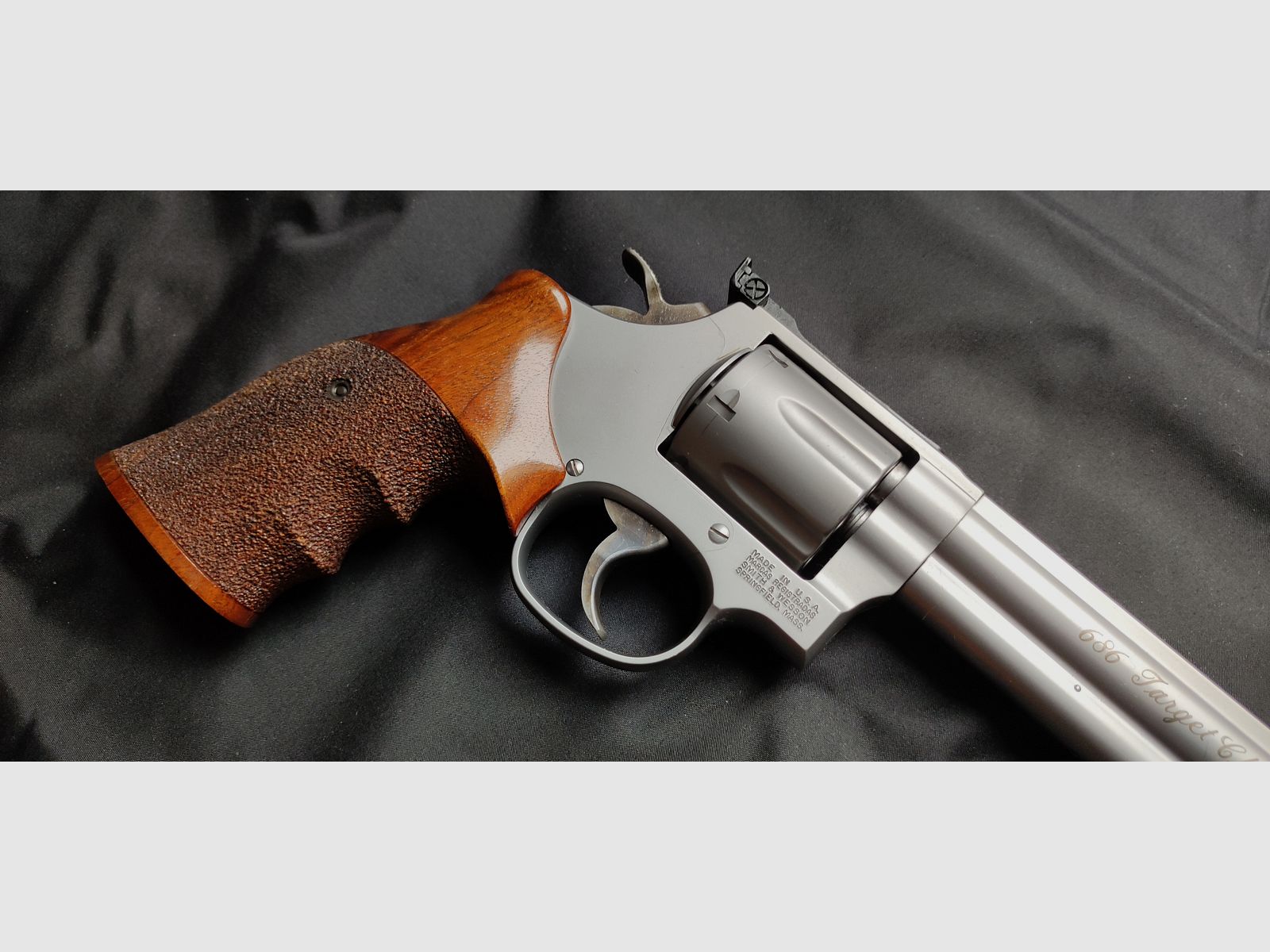Smith & Wesson (S&W) 686 Target Champion .357 Mag. Revolver Edelstahl