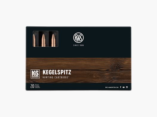 RWS Kal. 6.5x65 R RWS Kegelspitz 8.2 - Box mit 20 Stk